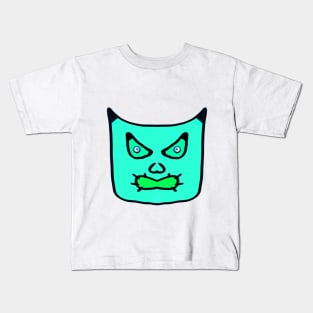 monster blue illustratrion Kids T-Shirt